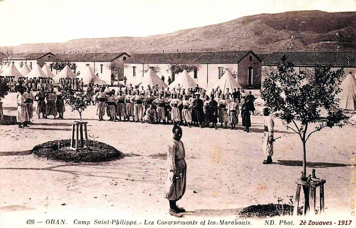 Oran - Camp Saint-Philippe - 2e Zouaves - 1917.jpg